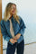 Kalia Jacket 211616 | Medium Blue Denim | Jakke fra Freequent