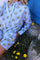 Sara Shorts | Blue Check Smiley | Shorts fra Liberté