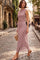 Loriane Long Dress | Rose Shadow