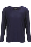 Natalia Ls Boxy Blouse | Navy | Bluse fra Liberté – nedsat