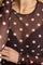 Mesh Ls Tshirt | Plum Rose Big Dot | Bluse fra Liberté