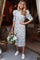 Winnie-Kleid | Elfenbeinfarbenes Blumenmuster | Kleid von Liberté