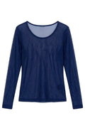Marnie Mesh | Navy | Bluse fra Avery – nedsat