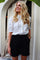 Bluse „Flora Ss“ | Elfenbein Blumen | Bluse von Liberté