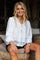 Merle Ls Tie Blouse | White | Bluse fra Liberté