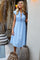 Jane Tie Dress | Light Blue | Kjole fra Liberté