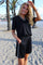 Felia Ss T-Shirt | Schwarze Simili | Bluse von Liberté