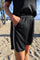 Felia Shorts | Schwarze Simili | Shorts von Liberté