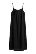 Casale short strap dress | Black – nedsat