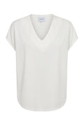 Nuni Vneck Tshirt | Creme – nedsat