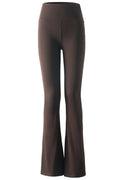 Amy Flair Workout Pants | Dark Chocolate