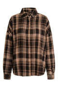 Siri Ls Shirt | Black Creme Check – nedsat