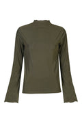 Mesh Ls Trompet Top | Army – nedsat