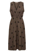 Linetta Dress | Brown Dot – nedsat