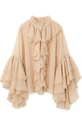 Flouncy Shirt | Beige | Skjorte fra Atelier C