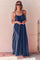 Sasmé Strap Dress | Navy | Kjole fra Atelier C