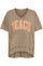 Nella Tee | Marrone/Arancio | T-shirt fra Marta du Chateau