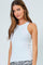 Sahara Embroidery Tank Top 33151 | White | T-Shirt fra Co'couture