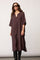 Heracc Tunic V-Dress | Dark Brown | Kjole fra Co'Couture