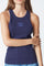 Sahara Embroidery Tank Top 33151 | Navy | T-Shirt fra Co'couture