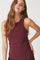 Sahara Embroidery Tank Top 33151 | Winered | T-Shirt fra Co'couture