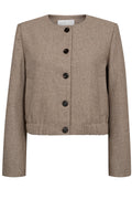 Meera Bomber Jacket 30372 | Walnut | Jakke fra Co'couture – nedsat