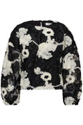Fleur Fluffy Blouse 35951 | Black | Bluse fra Co'couture