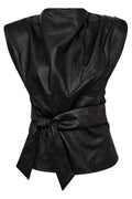 Gitt Pleat Top 35958 | Black | T-Shirt fra Co'couture – nedsat