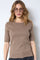 Granny SS Tee 33016 | Walnut | T-Shirt fra Co'couture