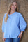 Vilja Bluse 2581 | Blau | Bluse von Prepair