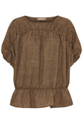 Safranbluse | Braun | Bluse von Marta du Chateau