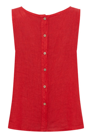 Alessia Linen Top | Inferno