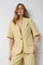 Nilan Fitted SS Blazer 40026 | PaleYellow | Blazer fra Co'couture