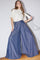 Abiola Skirt Pant 41123 | Denim blue | Bukser fra Co'couture