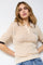Lue Pointelle Polo Knit 42020 | Bone | Strik fra Co'couture