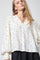 Diem Dot V-Blouse 45062 | OffWhite-Black | Bluse fra Co'couture