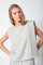 Mava Padded Pleat Top 45077 | Bone | Top fra Co'couture