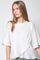 Conny Drape SS Blouse 45093 | White | Top fra Co'couture