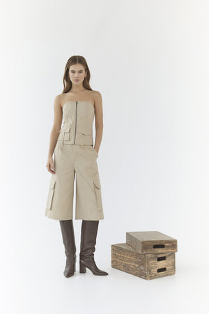 Keshacc Bermuda | Bisquit | Shorts fra Co'Couture