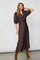 Hera SS Puff Dress 46093 | Dark Brown | Kjole fra Co'couture