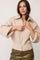 Row Zip Knit Cardigan | Creme | Strik fra Co'couture