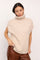 Row Oversize Cable Knit Vest | Creme | Strik fra Co'couture
