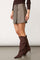 Veyacc Check Wrap Skort 500141 | Brown | Co'couture