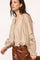 Delin Balloon Emb Shirt | Mink | Bluse fra Co'couture