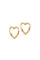 Organic Heart Small | 925S/GP/M | Øreringe fra Enamel