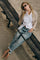 Aymen Galleon Jeans 30' | Vintage Blue | Jeans fra Mos Mosh