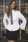 Sanna Bell Sleeve Shirt 35903 | Weiß | Bluse von Co'couture