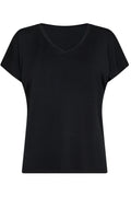 Daisy V-neck | Black | T-Shirt fra State bird – nedsat