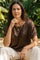 Emily Blouse 2921 | Brown | Bluse fra Prepair