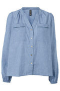 Aurora Blouse 2815 | Blue | Bluse fra Prepair